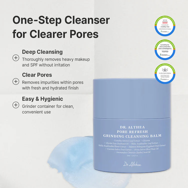 Dr. Althea – Pore Refresh Grinding Cleansing Balm, 50ml - K-Beauty Studio