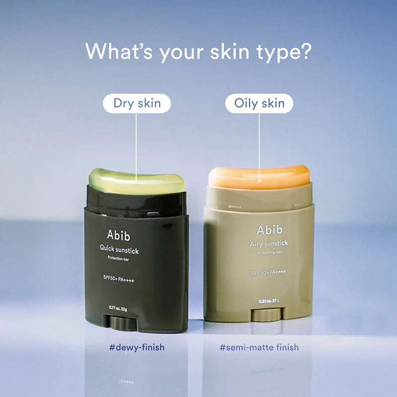 ABIB – Airy Sunstick SPF50+ PA+, 23g (water resistant - oily to combination skin) - K-Beauty Studio