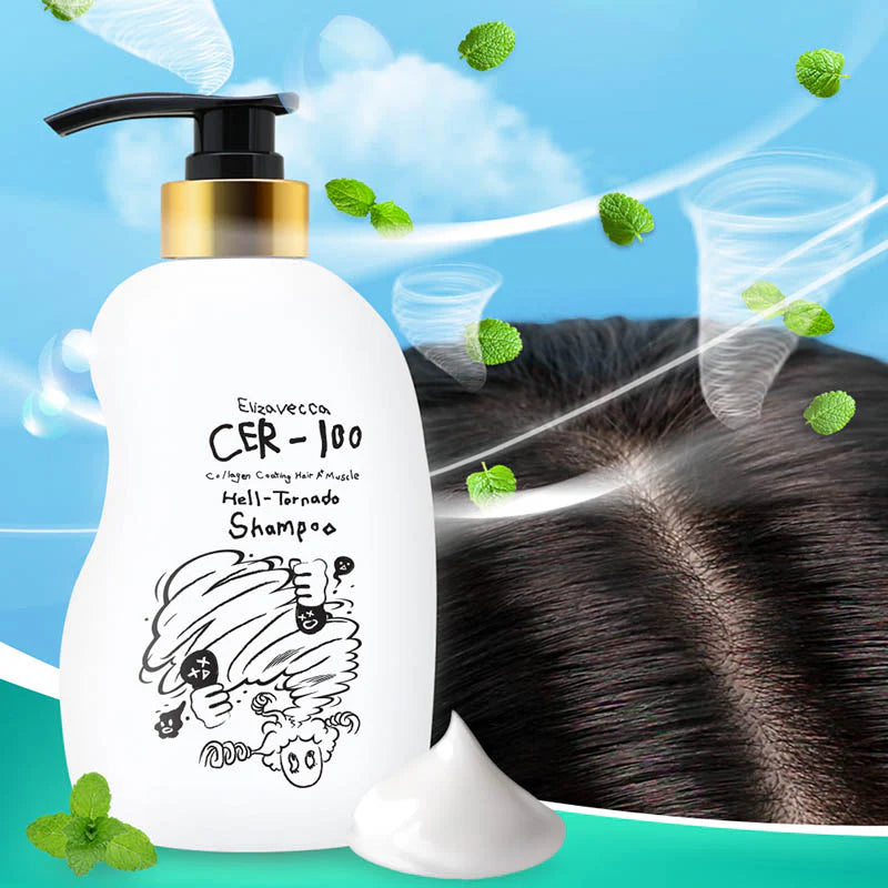 Elizavecca – CER-100 Collagen Coating Hair A+ Muscle Shampoo, 500ml