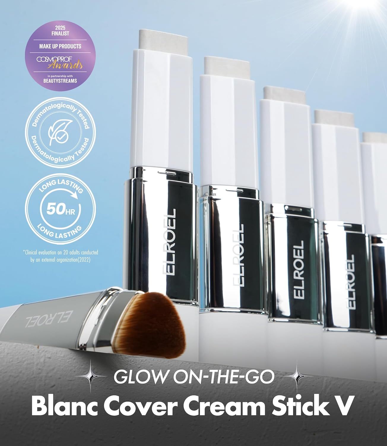 ELROEL – Blanc Cover Cream Stick, V 200 Fair - 13g - K-Beauty Studio