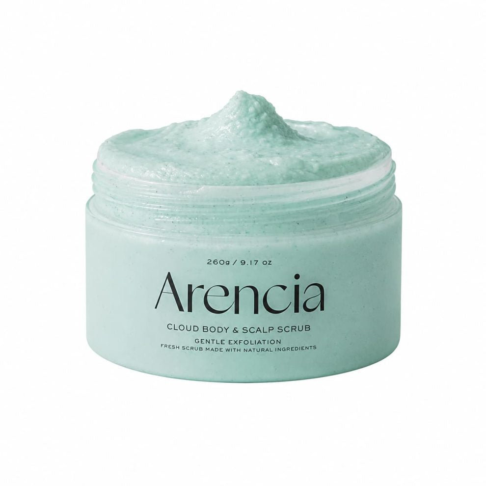 Arencia – Fresh Cloud Body & Scalp Scrub French Mint & Lily - 260g