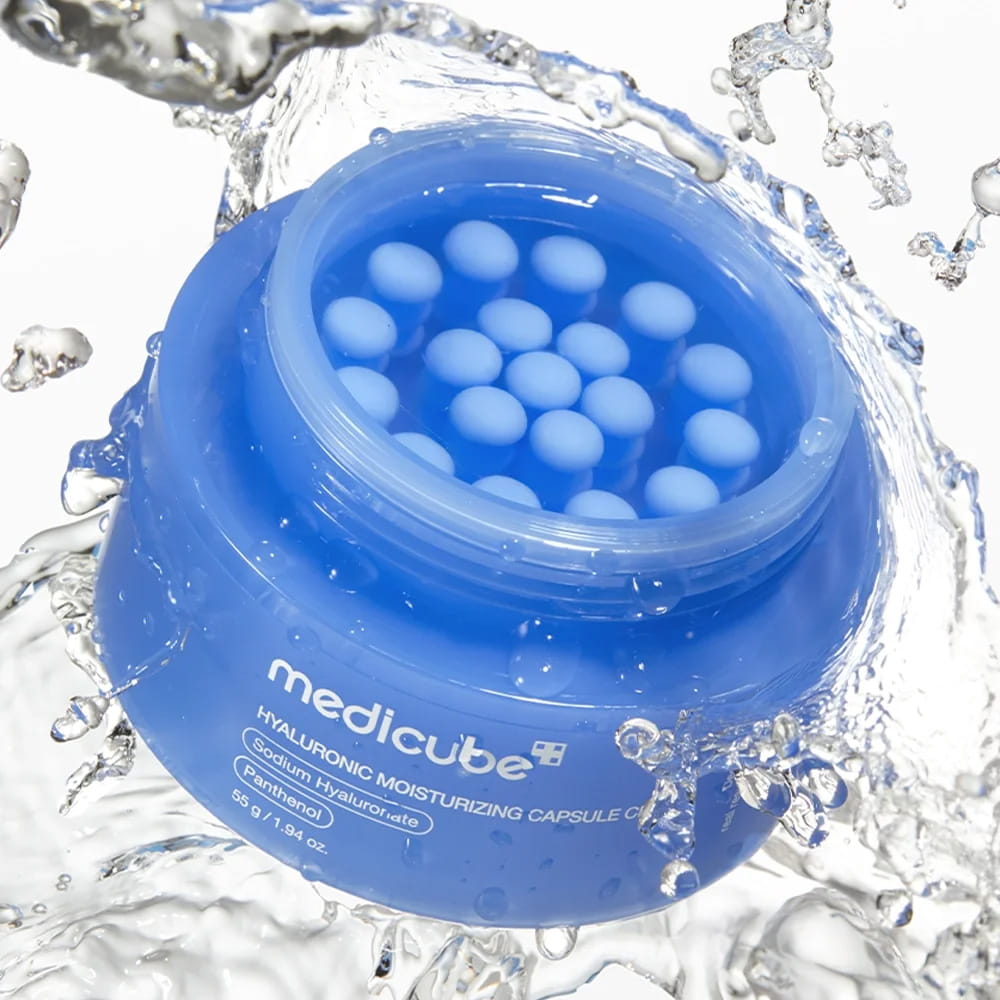 Medicube - Hyaluronic Moisturizing Capsule Cream, 55g - K-Beauty Studio
