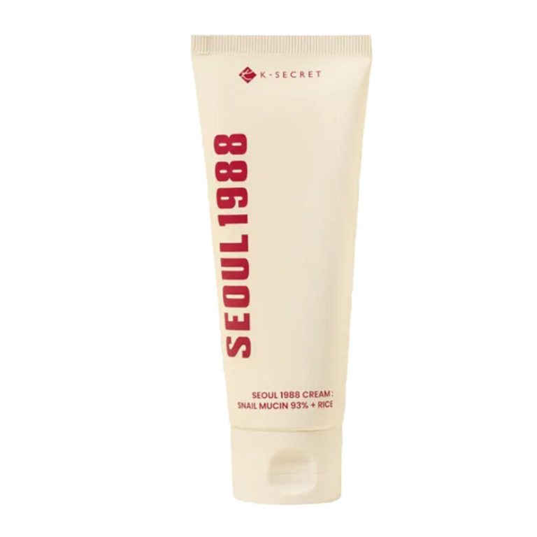 K-SECRET – SEOUL 1988 Cream : Snail Mucin 93% + Rice – 100ml