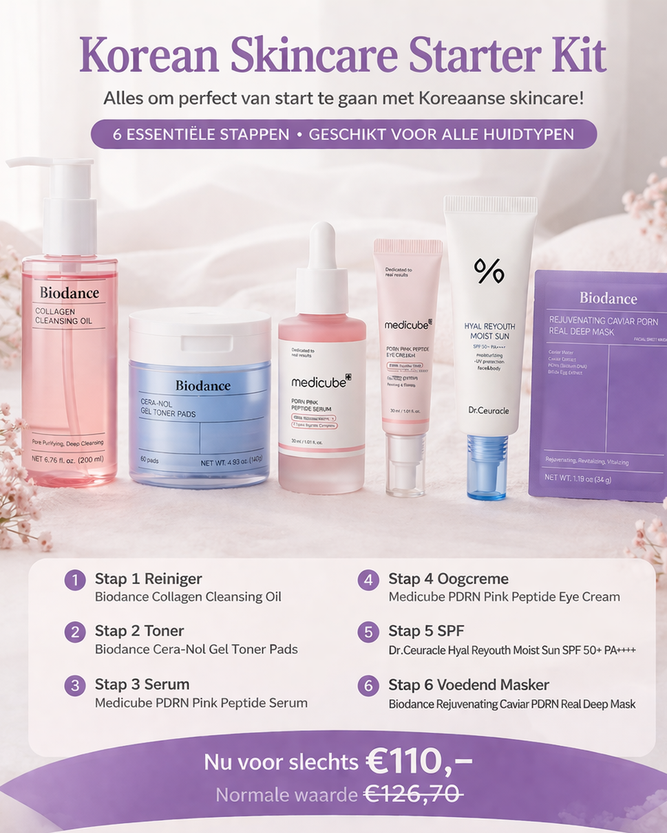 Starterkit Korean Skincare – Alle Hauttypen